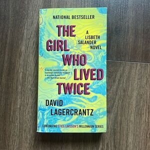The Girl Who Lived Twice - David Lagercrantz Novel